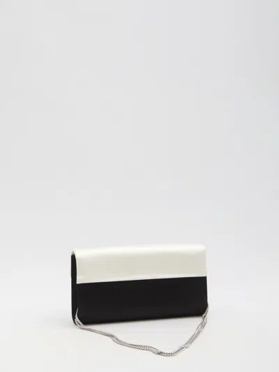 Roger Vivier Envelope Flap Flower Buckle Clutch