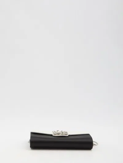 Roger Vivier Envelope Flap Flower Buckle Clutch