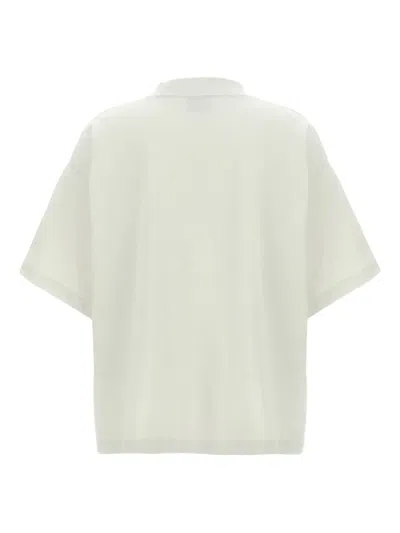 Balenciaga White Nano Bb Medium Fit T-shirt In White