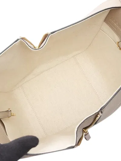 Pre-owned Loewe 2016-2025 Soft Grained Calfskin Compact Hammock Bag Satchel