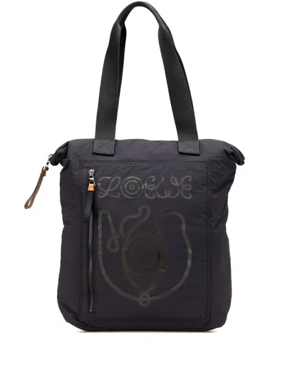 Pre-owned Loewe 2021-2025 Recycled Nylon Eye  Nature Tote Bag