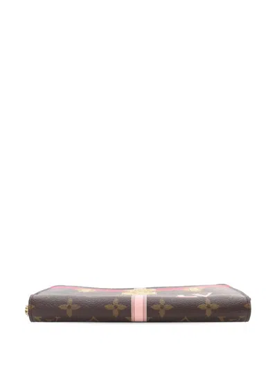 Pre-owned Louis Vuitton 2018 Monogram Summer Trunks Zippy Wallet Long Wallets In Brown