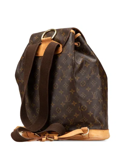 Pre-owned Louis Vuitton 2000 Monogram Montsouris Gm Backpack