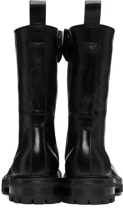 Rick Owens Black Concordians Army Creeper Boots