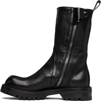 Rick Owens Black Concordians Army Creeper Boots