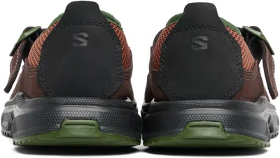 Salomon Rx Marie-jeanne Mesh-panel Shoes In Orange