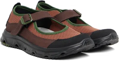 Salomon Rx Marie-jeanne Mesh-panel Shoes In Orange