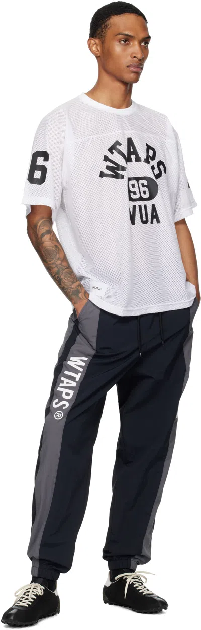 Wtaps White Qb Jersey In White