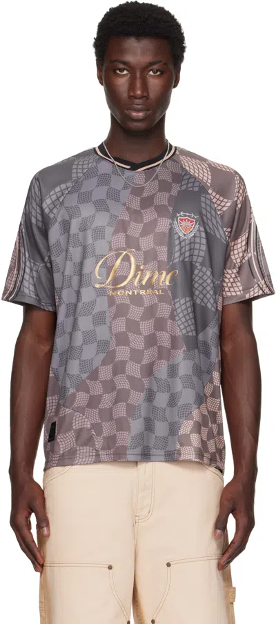 Dime Gray Checkered Home Jersey In Gray