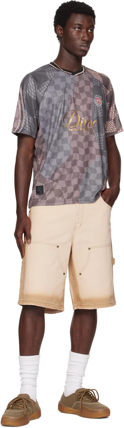 Dime Gray Checkered Home Jersey In Gray