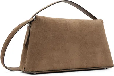 Totême T Lock Suede Top-handle Bag