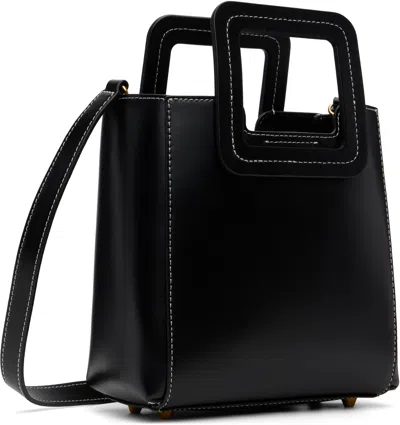 Staud Black Mini Shirley Leather Bag