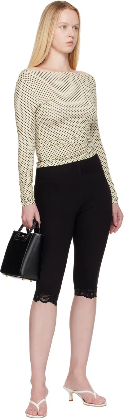 Staud Black Mini Shirley Leather Bag