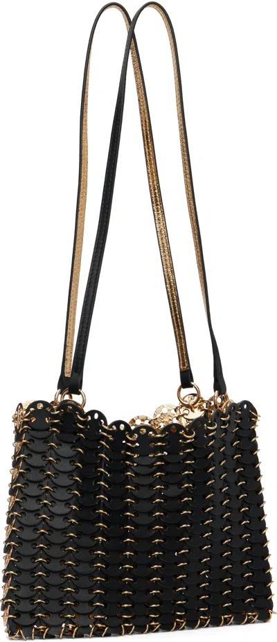 Rabanne Black & Gold 1969 Flip Reversible Bag