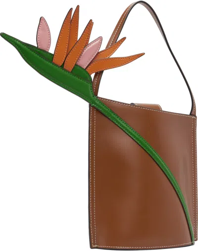 Staud Tan 'the Bird Of Paradise' Bag