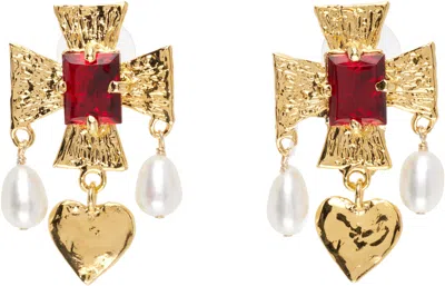 Mondo Mondo Cardinal Earrings
