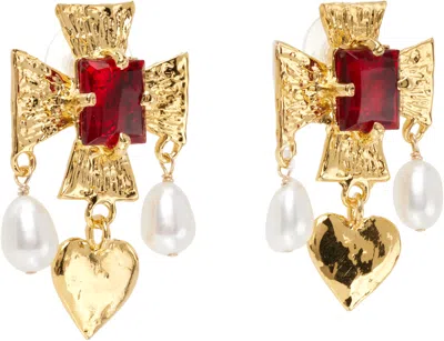 Mondo Mondo Cardinal Earrings