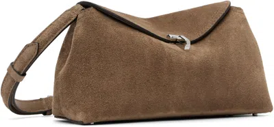 Totême Toteme T-lock Suede Clutch Bags