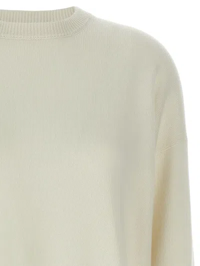 Brunello Cucinelli Monili-chain Cashmere Sweater In White