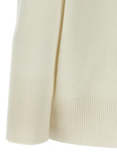 Brunello Cucinelli Monili-chain Cashmere Sweater In White