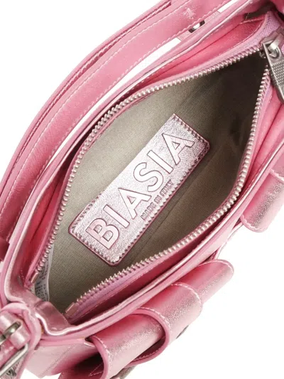 Biasia Small Buckle-detailsshoulder Bag