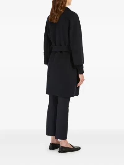 's Max Mara Arona Belted Double-faced Wool Coat