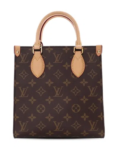 Pre-owned Louis Vuitton 2021-2025 Monogram Sac Plat Bb Satchel