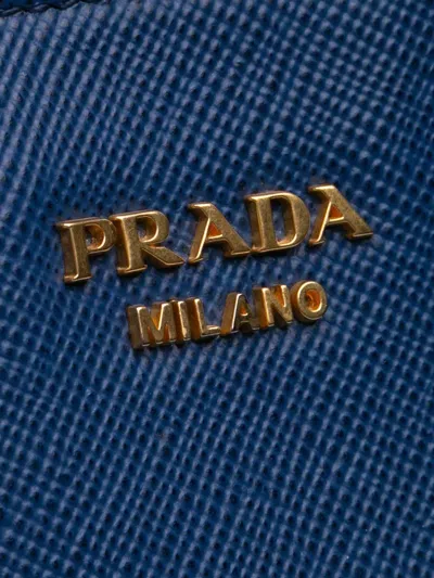 Pre-owned Prada 2000-2024 Saffiano Cuir Front Pocket Convertible Tote Satchel