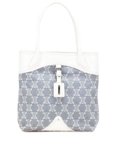 Pre-owned Celine 2006 Macadam Denim Tote Bag