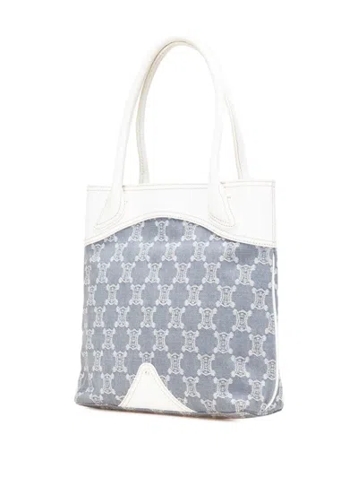Pre-owned Celine 2006 Macadam Denim Tote Bag