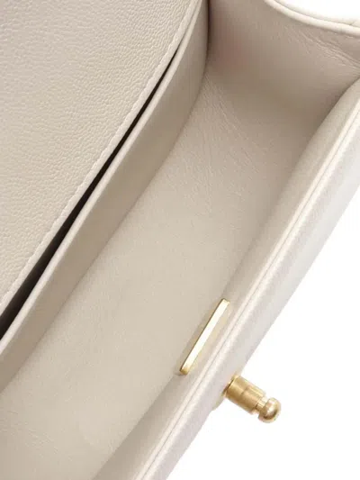 Pre-owned Chanel 2021-2025 Small Quilted Caviar Boy Messenger Bag Crossbody Bag In White