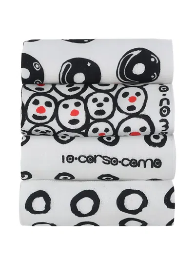 10 Corso Como Printed Towel (set Of Four) In Multi