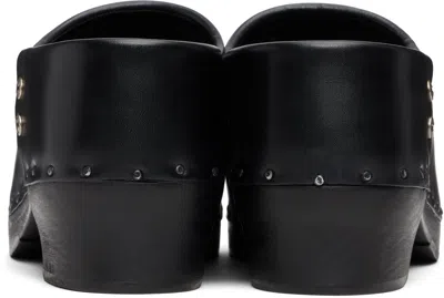 Enfants Riches Deprimes Black Calfskin Clogs