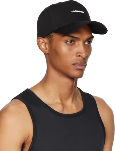 Dsquared2 Black Mini Logo Baseball Cap