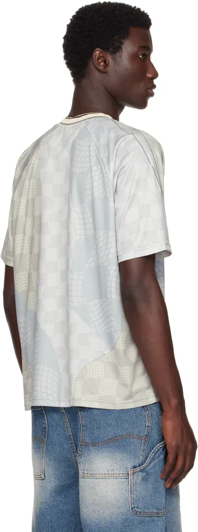 Dime Off-white & Gray Checkered Home Jersey In Neutral