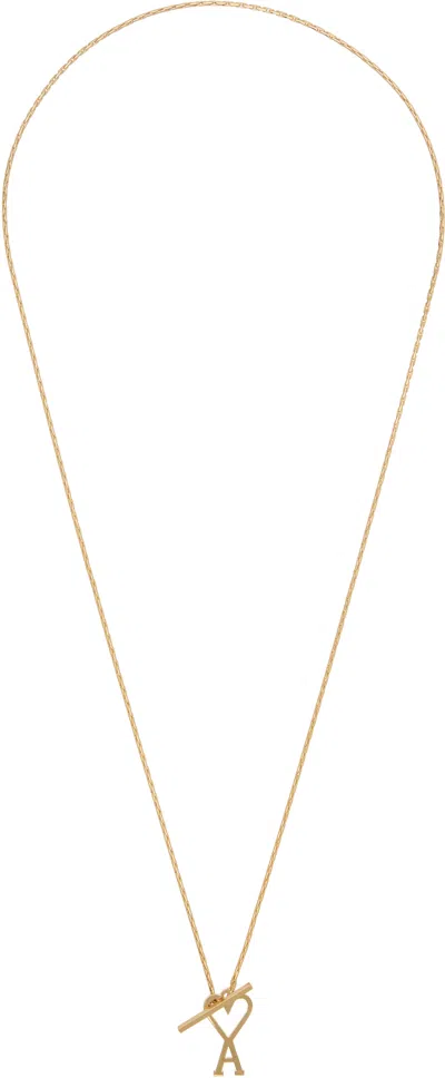 Ami Alexandre Mattiussi Ami De Coeur Chain Necklace