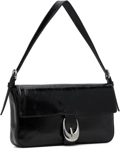 Staud Harlow Crinkled Leather Shoulder Bag