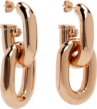 Rabanne Double Xl Link Earrings In Gold