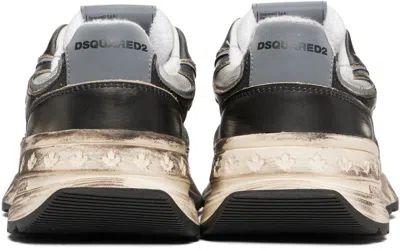 Dsquared2 Black & Off-white Sprinter Sneakers