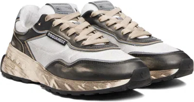 Dsquared2 Black & Off-white Sprinter Sneakers