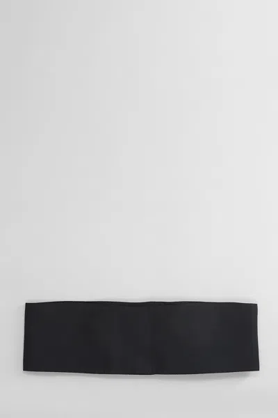 The Andamane Polyester Cotton Blend Belts In Black