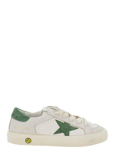 Golden Goose Lace-up Low-top Sneakers In White