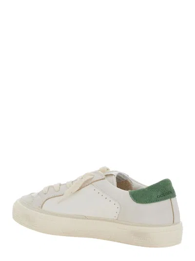 Golden Goose Lace-up Low-top Sneakers In White
