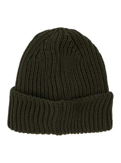 C.p. Company Knit Cap In Extrafine Merino Wool