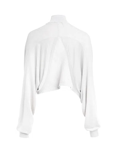 Alaïa Batwing Linen Sweater