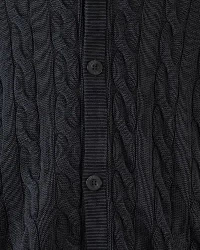 Carhartt Cardigan Carter Nero In Black