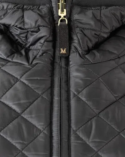 Max Mara The Cube Giubbino Leo Nero In Blue