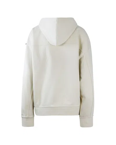 Sportmax Hooded Sweatshirt Kangaroo Pocket In White