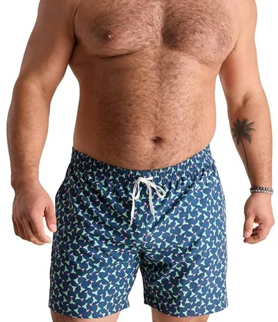 Chubbies The Margarita Mondays 5.5-inch Swim Trunks In Blue