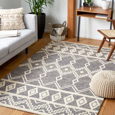 Safavieh Abstract Diamond Hand-tufted Wool Rug In Neutral